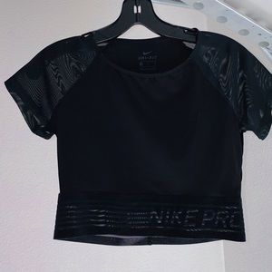 Nike pro cropped top